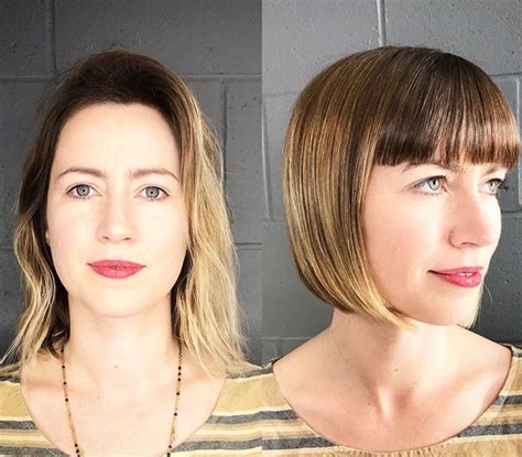 Pin By Tate Shelton On Before And After Hair Makeover Before And