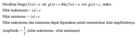 Fungsi Trigonometri Sederhana Matematika Kelas Catatan KU Hot