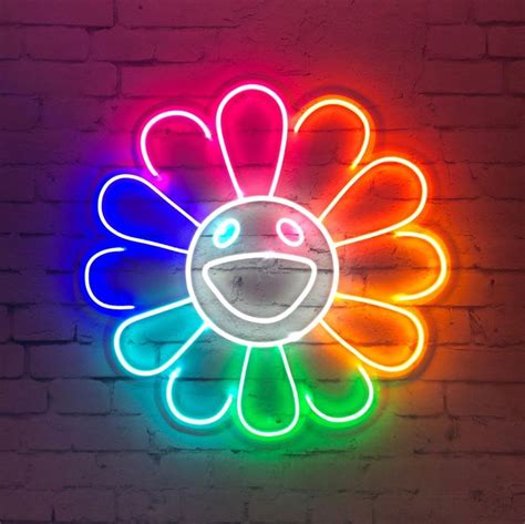 With this wonderful line of flowers, takashi murakami manages to capture the subtle variations in joy. Flower by Takashi Murakami LED Neon Sign Gift Wall Decor ...