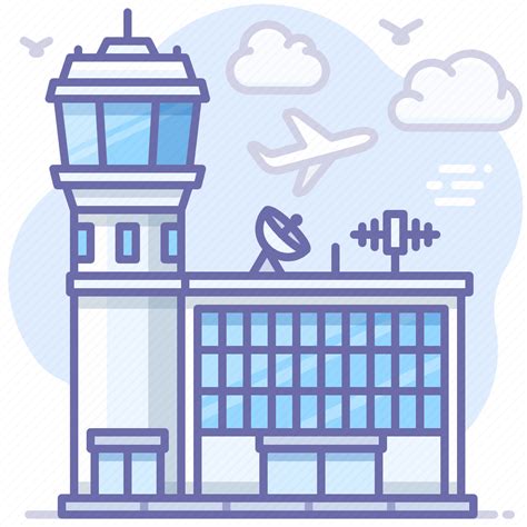 Airport Icon Download On Iconfinder On Iconfinder