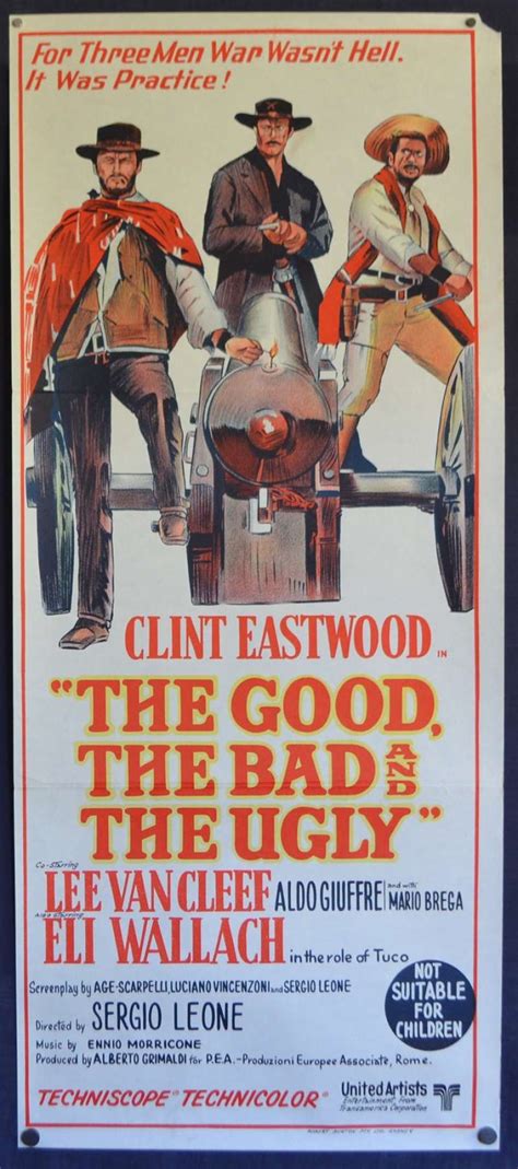 all about movies the good the bad and the ugly poster original daybill first release clint