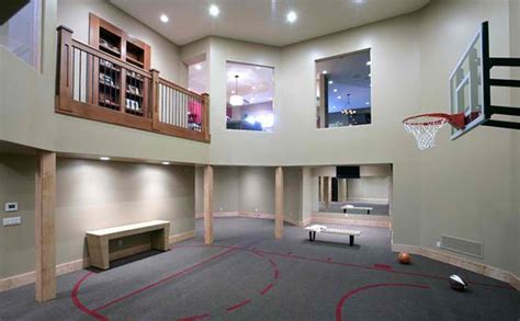 15 Ideas For Indoor Home Basketball Courts Home Design Lover