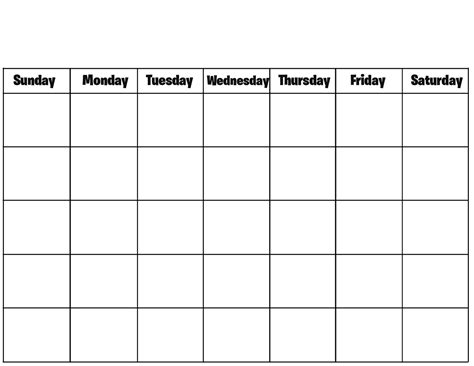 Blank Calendar To Print Blank Calendar To Print Blank Monthly Calendar