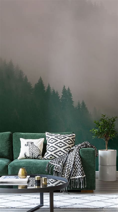 Create A Moody Ambience In Your Home With These Misty Forest Wallpapers