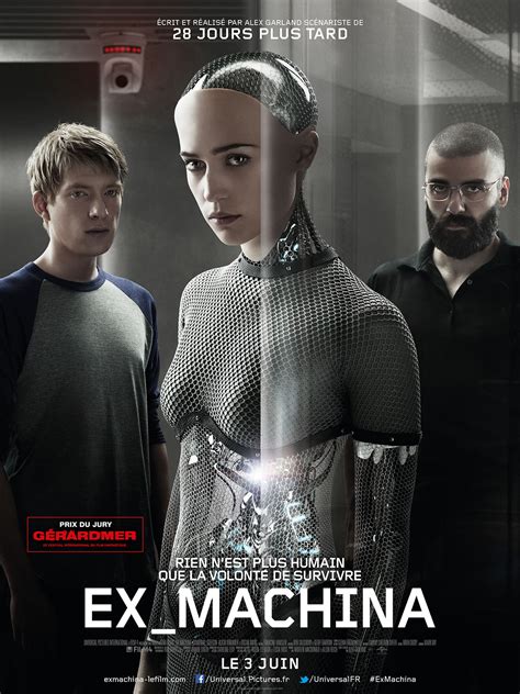 Nathan actively rebels against the nerd stereotype, carrying on like a frat house alpha dog, working a heavy bag, drinking to excess. Ex Machina - film 2014 - AlloCiné