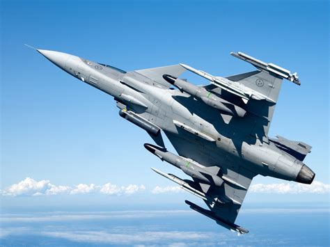 Saab Jas 39 Gripen Modern Military Aircraft Hd Wallpapers Preview