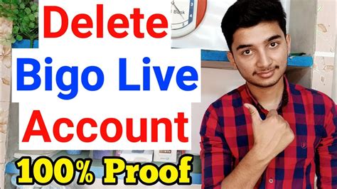 Then click on delete option. How to Delete Bigo Account - How To Delete Bigo Live ...