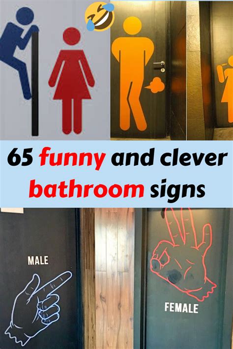 65 Clever Bathroom Signs Thatll Make You Laugh On Your Way To Handle