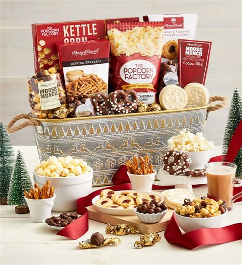 Sparkling Snow Sweets And Treats Basket