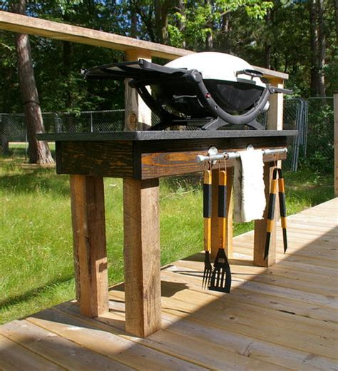 5 simple diy grill tables to make. Granite Top DIY Grill Station | DIYIdeaCenter.com