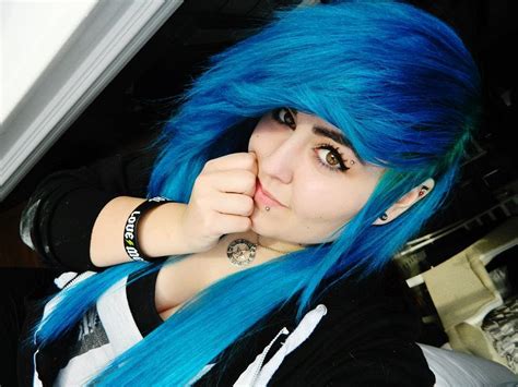 Dying Hair Blueaquaturquoise D Youtube