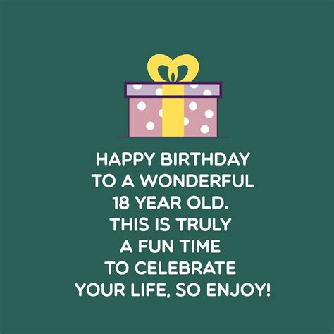 Sweet Happy 18th Birthday Wishes Top Happy Birthday Wishes