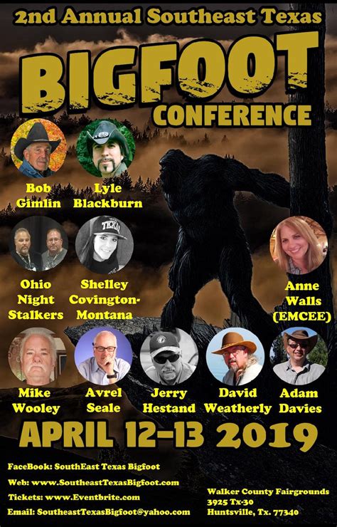 Bigfoot Evidence Southeast Texas Bigfoot Conference