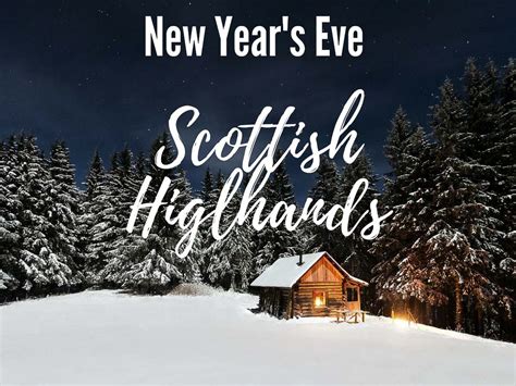 New Years Eve In Scotland Traditional Cottage In The Scottish