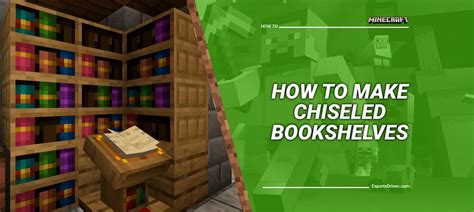 How To Craft And Use Chiseled Bookshelves In Minecraft