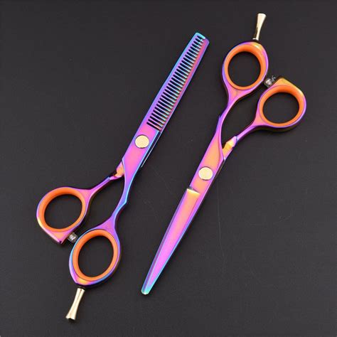 Hair Scissors Cutting Thinning Scissors Set Professional Hairdressing