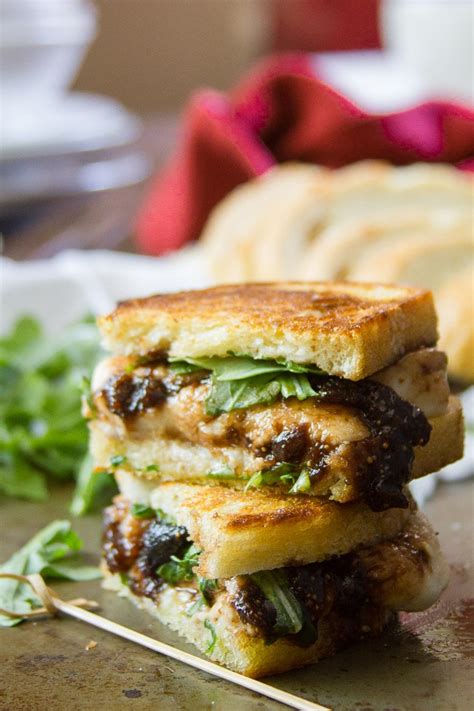 Vegan Mozzarella And Fig Jam Grilled Cheese Sandwiches