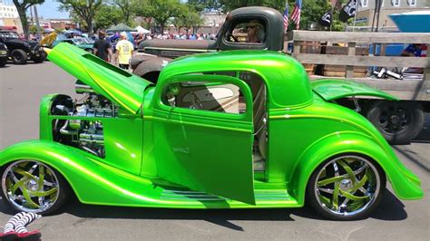 1934 Kandy Pearl Lime Gold Over Planet Green Paint Chevrolet 2 Door