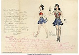 H. G. Peter - Original Illustration of Wonder Woman (ca. 1941). This ...