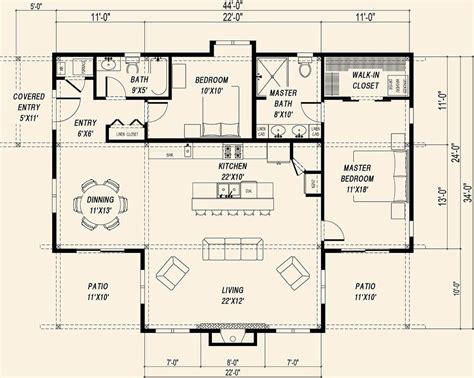 Signature Single Slope Home Kit Floor Plan Barn House Kits Tiny