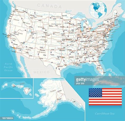 Road Map Of United State Stock Fotos Und Bilder Getty Images