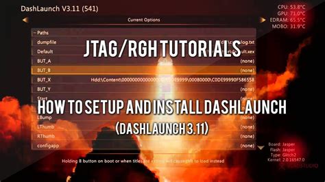 Jtagrgh Tutorials How To Install And Setup Dashlaunch Usb