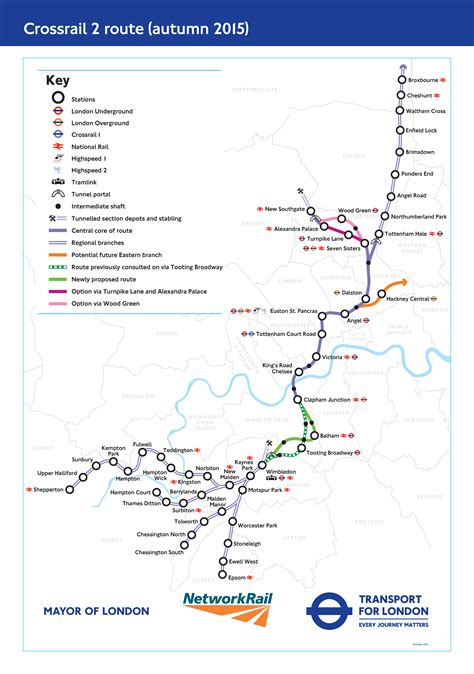 Crossrail 2 What Is It When Will It Launch And Whats Its Route