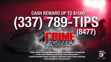 Acadia Crime Stoppers Help Needed In Locating Sex Offenders