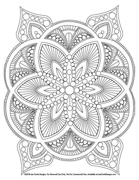You can pick your favorite page or try out something new. Abstract Mandala Coloring Page for Adults - Free Coloring ...