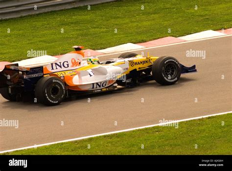 Formula 1 Race Car Driver Giancarlo Fisichella At The Montreal 2007