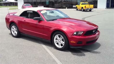 2012 Ford Mustang Convertible Red Candy For Sale Youtube