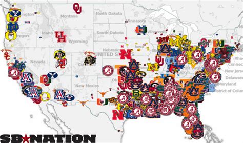 25 Maps That Explain College Football