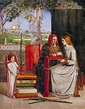 The Girlhood of Mary Virgin by Dante Gabriel Rossetti (1828-1882)