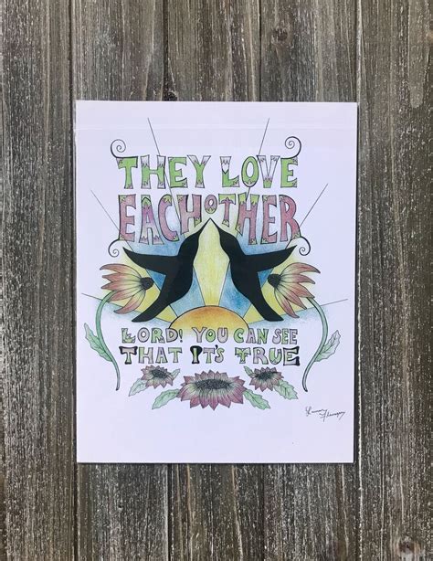 Grateful Dead They Love Each Other Art Print Etsy