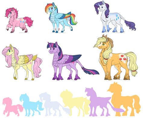 Mlp Headcanon Pony Heights By Arcticwaters On Deviantart