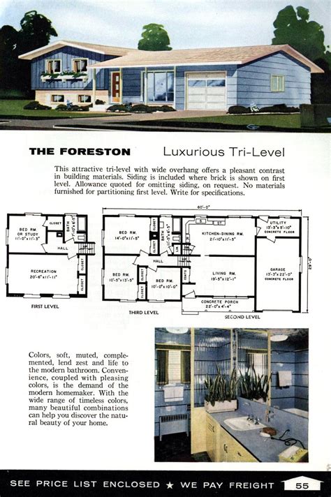 See 125 Vintage 60s Home Plans Used To Design And Build Millions Of Mid