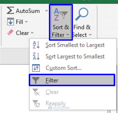 How To Perform Custom Filter In Excel 5 Ways Exceldemy