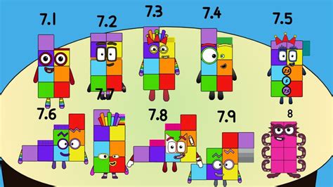 Numberblocks Quarters Band 71 8 Learn To Count In 2023 Learn To