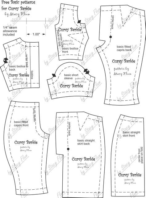 13 Barbie Clothes Ideas Barbie Clothes Curvy Barbie Barbie Patterns