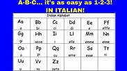 Learn Italian: Italian for Beginners - L'alfabeto italiano - The ...