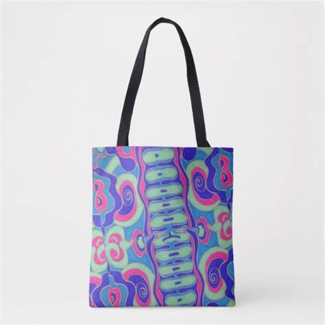 Super Psychedelic Tote Bag Tote Bag Bags Tote