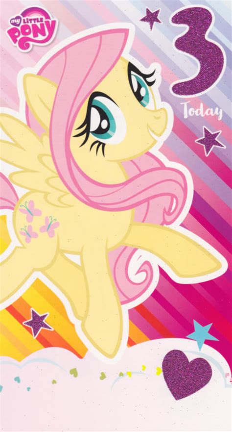 My Little Pony 3rd Birthday Card Cardspark