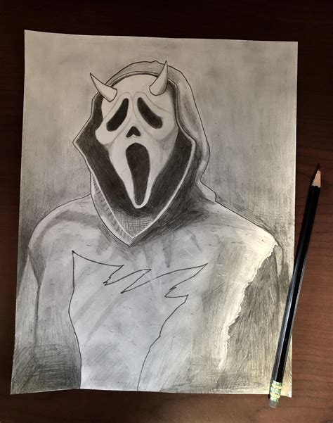 Drawing Ghostface