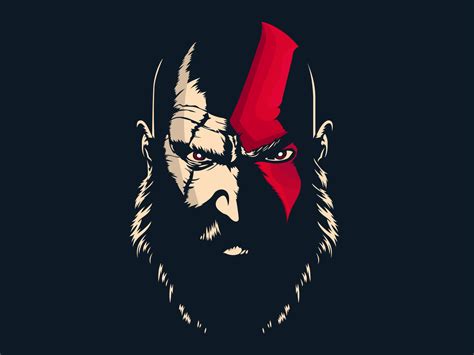 God Of War Mascot Design Gaming Logo 2020 By Mh Design Studio On