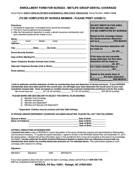 We did not find results for: Enrollment Form For Ncrgea - Metlife Group Dental Coverage printable pdf download