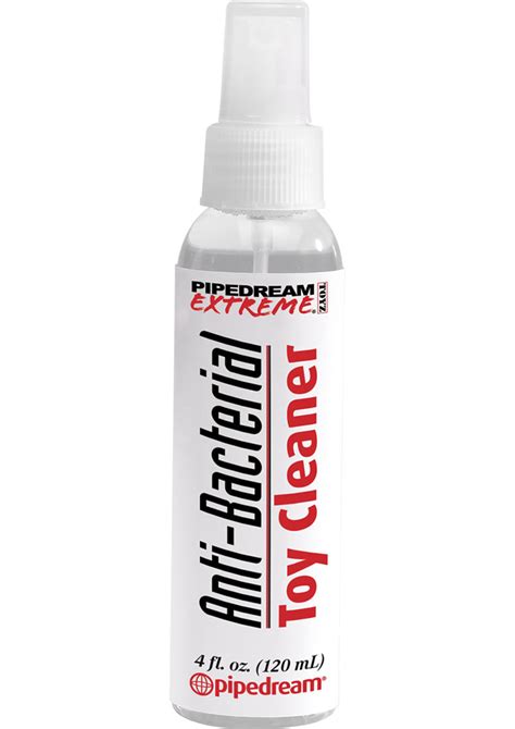 Pipedream Extreme Anti Bacterial Toy Cleaner 4 Ounce Spray Feel The