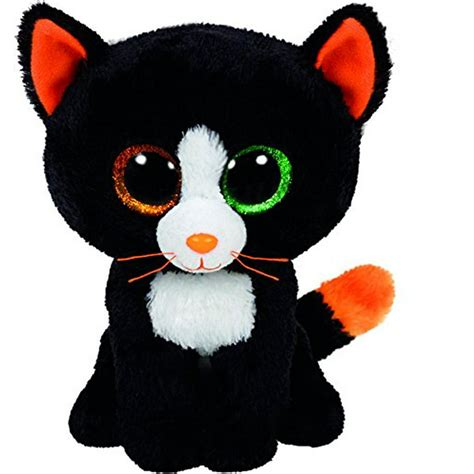 Ty Beanie Boos Frights Black Cat Glitter Eyes Small 6 Plush