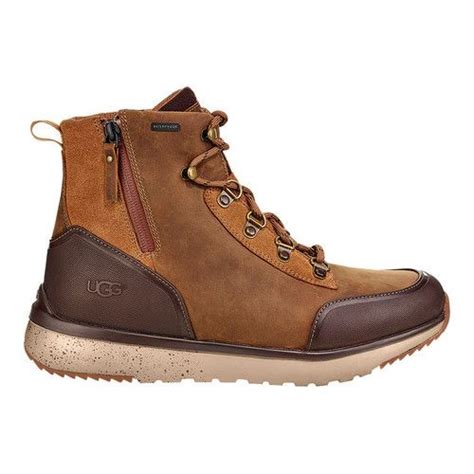 Men's UGG Caulder Winter Boot - Chestnut Full Grain Leather Boots ...