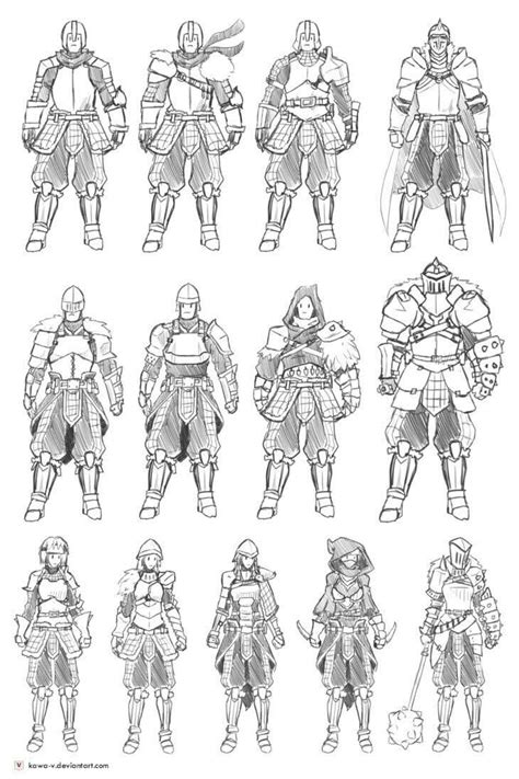 fantasy character design character drawing character design inspiration armadura medieval