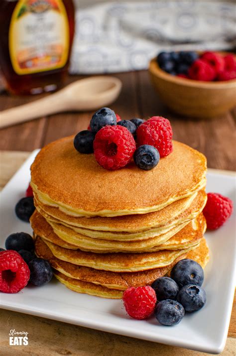 Healthy American Style Pancakes Slimming Eats Recipe